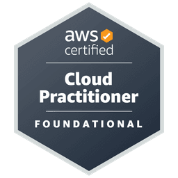 AWS Certified Cloud Practitioner badge