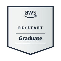 AWS re/Start graduate badge